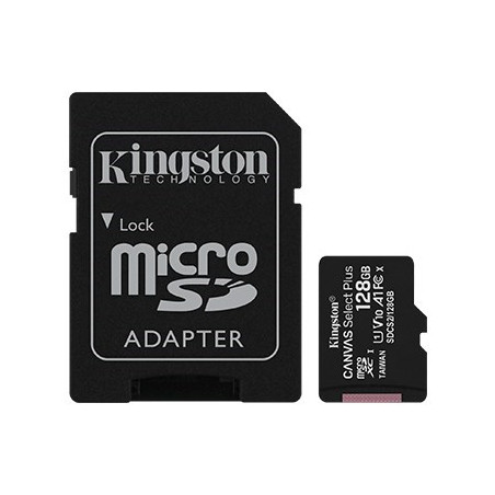 MEMORIA MICRO SD 128GB KINGSTON CLASE 10 UHS-I