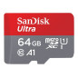 MEMORIA MICRO SD 64GB SANDISK ULTRA +ADAP CL10 UHS