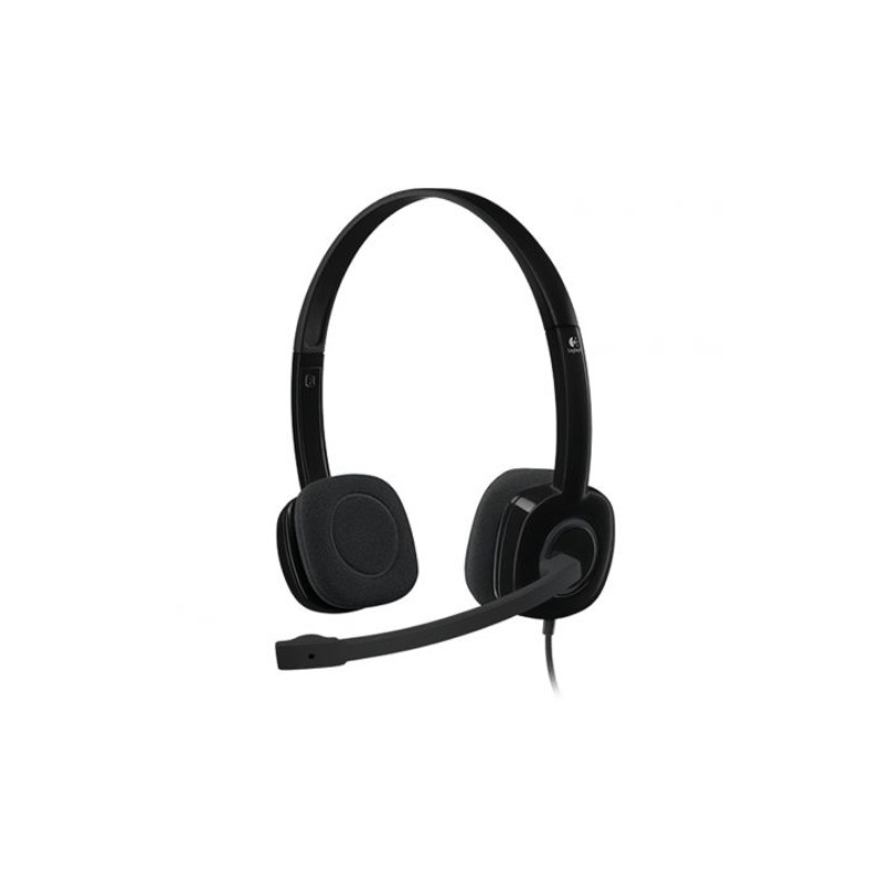 Logitech - Auriculares H151 - Diadema - Binaural - Micrófono incorporado - Negro