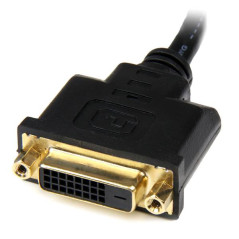 STARTECH ADAPTADOR 20CM HDMI® A DVI - DVI-D HEMBRA