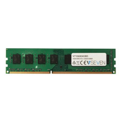 V7 V7106004GBD - DDR3 DIMM - 4GB - 1333 Mhz - PC3-10600 - Sin búfer - CL9 - 240-clavijas
