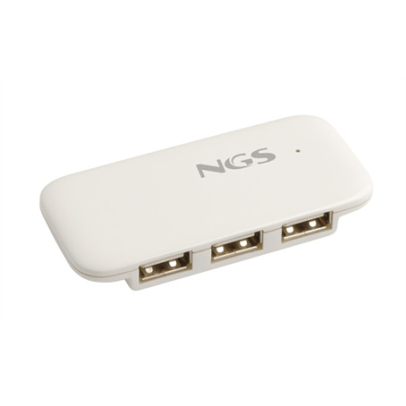 NGS IHUB4 - Hub de 4 puertos USB 2.0 - Blanco