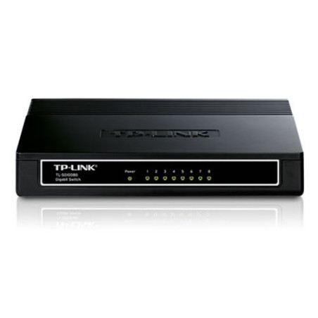 TPLINK - Switch 8P 10/100/1000 Mbps TPLink TL SG1008D - Carcasa plástico