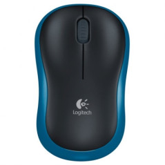 Logitech Wireless Mouse M185 - Ratón - inalámbrico - 2.4 GHz - receptor inalámbrico USB - Azul