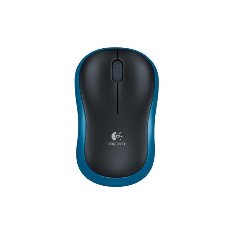 Logitech Wireless Mouse M185 - Ratón - inalámbrico - 2.4 GHz - receptor inalámbrico USB - Azul