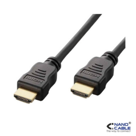 Nanocable - CABLE HDMI V1.4 de 5m (ALTA VELOCIDAD / HEC) conexión A/M-A/M
