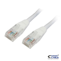Nanocable - Cable de red latiguillo UTP CAT.6 de 1m - color Blanco