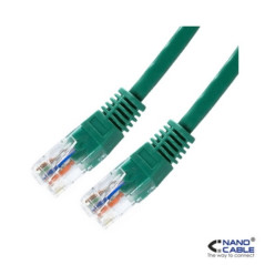 Nanocable - Cable de red latiguillo UTP CAT.5e de 2m - color Verde