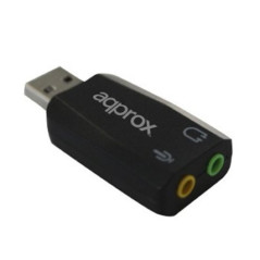 Approx - Tarjeta de sonido APPUSB51 5.1 externa USB 2.0