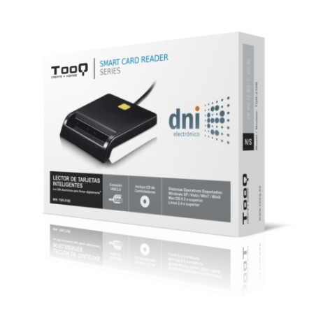 Tooq - Lector de tarjetas inteligentes externo + DNI-e USB 2.0