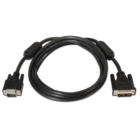 Nanocable - Cable DVI 18+5/M a VGA HDB15/M 3m Negro