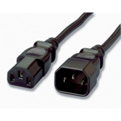 Equip - Cable Alimentación IEC C14/Macho - C13/Hembra - 1.8M