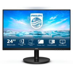 Philips - Monitor LED V Line 241V8LA/00 - 23.8" 1920x1080 FHD - 4 ms - HDMI, VGA - Negro