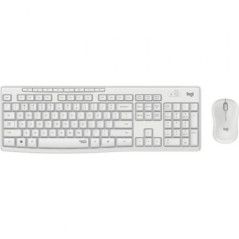 Logitech - Combo teclado y Ratón Inalámcrico Silent Touch MK295 - Blanco