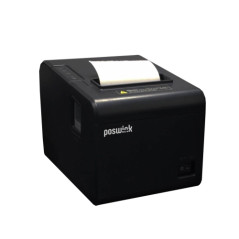 Poswink - Impresora de tickets térmica triple conexión - USB - RS232 - Ethernet - Negra - Autocorte