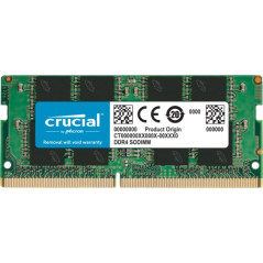 Crucial - DDR4 - 8GB - SO-DIMM de 260 espigas - 3200 Mhz / PC4-25600 - 1.2 V - sin memoria intermedia