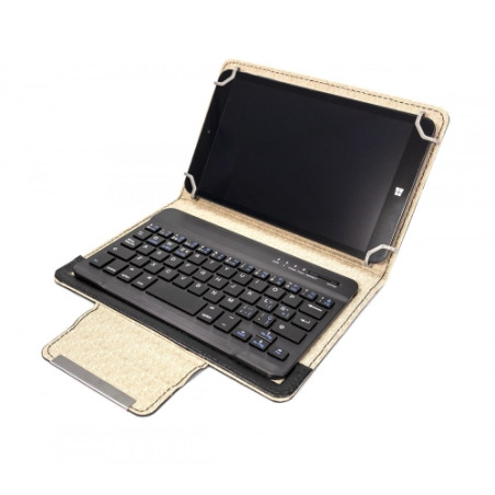 Talius - Funda para tablet 8" CV-3008 - Con teclado Bluetooth - Negra