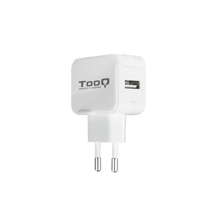Tooq - Cargador de USB 5V 2.4 A blanco