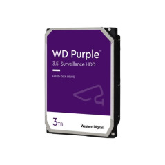 WD Purple WD33PURZ - Disco duro - 3TB - interno - 3,5" - SATA-600 - búfer: 256 MB - 5400 rpm