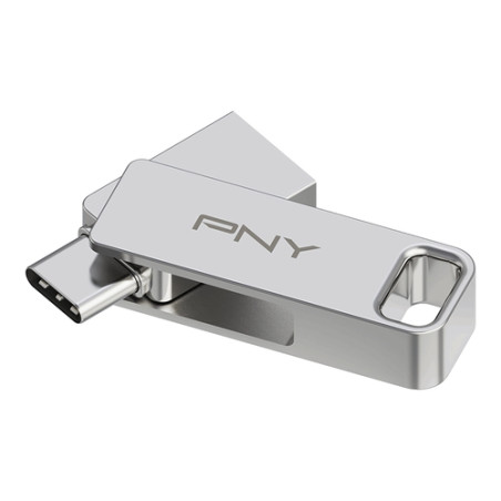 PNY USB Duo Link 3.2 128GB  - 1 x USB-C - 1 x USB 3.2 - Lectura 200 Mb/s