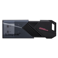 Kingston - Exodia Onyx Memoria USB 256GB - USB 3.2 Gen 1 - Capucha móvil - Enganche para Llavero - Color Negro