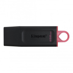 Kingston - Exodia Memoria USB 256GB - USB 3.2 Gen 1 - Con Tapa - Enganche para Llavero - Color Negro