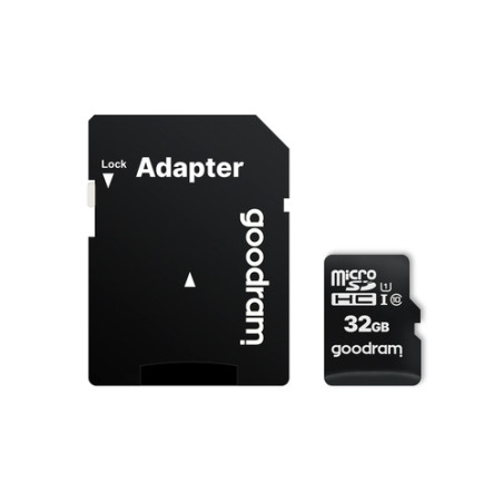 Goodram MicroSD - 32GB - Incluye adaptador a SD - CL 10 UHS I