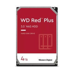 WD Red Plus NAS WD40EFPX - Disco duro - 4TB - interno - 3.5" - SATA 6GB/s - búfer: 256 MB - 5400 rpm