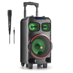 NGS - Altavoz Portátil Premium Speaker Wild Dub Zero - 120W - 8" Woofer - Bluetooth y TWS - USB/SD/BT. - 7 Horas batería