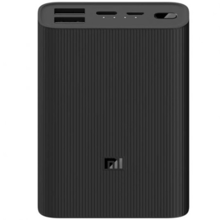 Xiaomi - Powerbank 10000mAh Mi Power Bank 3 Ultra Compact - Negra
