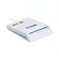 Tooq - Lector de Tarjetas externo TQR-210W DNIe - USB 2.0 - Blanco