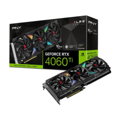 PNY GeForce RTX 4060 Ti 16GB XLR8 Gaming VERTO Overclocked Edition DLSS 3 - RGB - OC - Triple Fan - Gaming