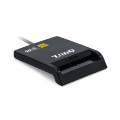 TooQ - Lector Tarjetas Intel. TQR-211B DNIE SIM USB-C - Negro