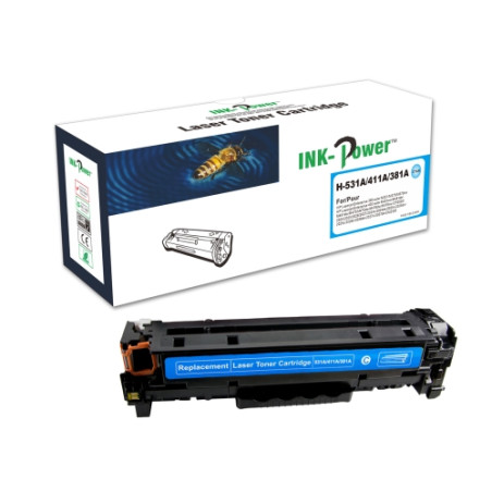 INK-POWER TONER COMP. HP CC531A/CE411A/CF381A CYAN 304A/305A/312A 2661B002