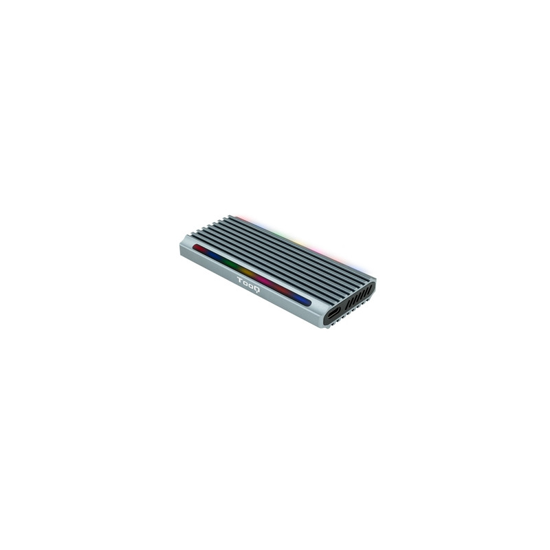 Tooq - Caja Externa M.2 ngff/nvme usb3.1 gen2 USB-A RGB
