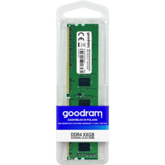 Goodram - DDR4 - 16GB - DIMM de 288 espigas - 3200 Mhz / PC4-25600- 1.2 V - SR - CL22 - sin memoria intermedia - no ECC