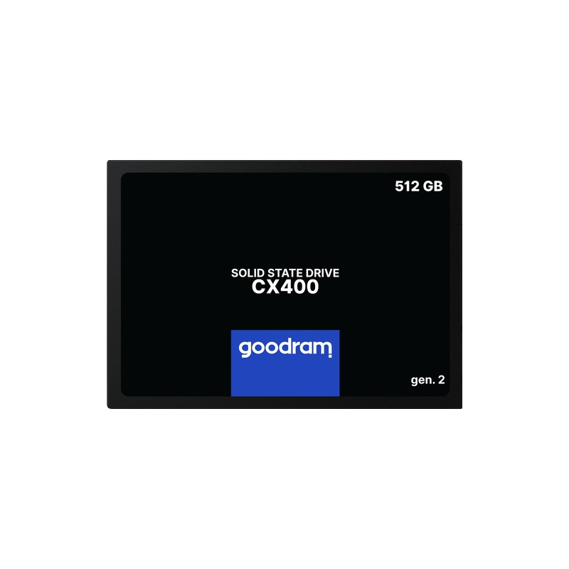 GOODRAM CX400 G.2 - 512GB SSD - 2.5" - SATA III - Lectura 550 MB/s - Escritura 500 MB/s -TBW 350TB