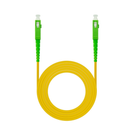 Cable de Fibra ptica G657A2 Nanocable 10.20.0015/ LSZH/ 15m/ Amarillo