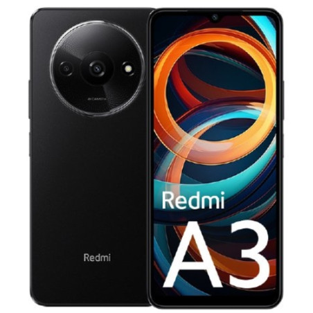 Xiaomi - Smartphone Redmi A3 - 3/64GB - 6.71" - Negro Medianoche