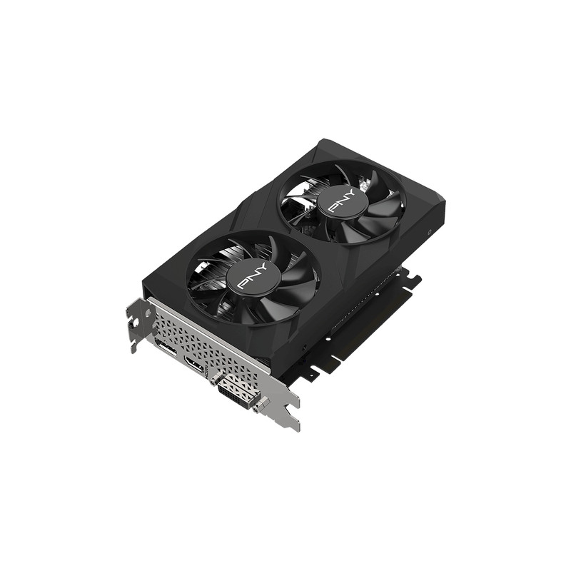 PNY GeForce GTX 1650 Dual Fan - 4GB GDDR6 - 1 x DP - 1 x HDMI - 1 x DVI-D - Alimentación 8-pin