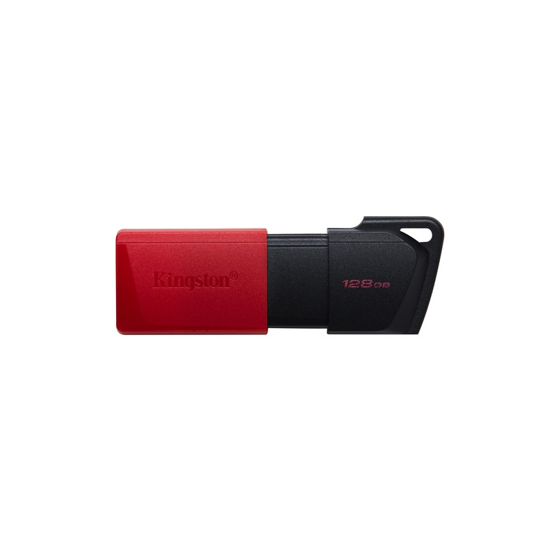 Kingston - Exodia M Memoria USB 128GB - USB 3.2 Gen 1 - Capucha móvil - Enganche para Llavero - Color Negro