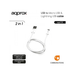 APPROX USB A MICROUSB + LIGHTING
