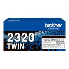 TONER BROTHER TN2320 PACK NEGRO 2 X 2600PG