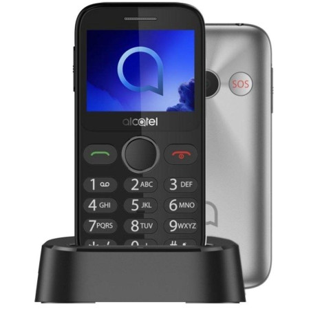 TELEFONO MOVIL ALCATEL 2020X METALLIC SILVER 2.4"