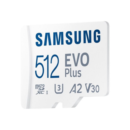 MEMORIA MICRO SD 512GB SAMSUNG EVO+ CLASE 10