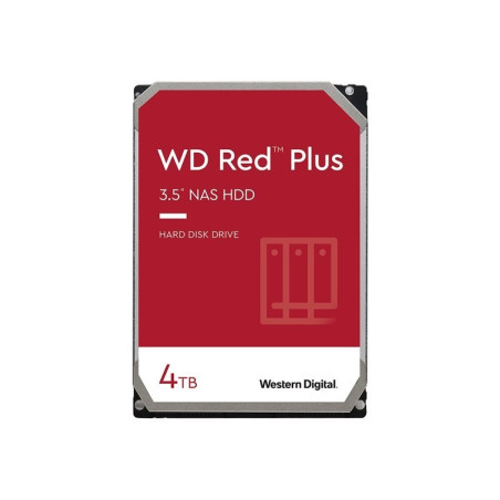 DISCO DURO 3.5" WESTERN DIGITAL 4TB RED PLUS SATA 3