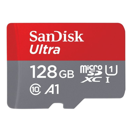 MEMORIA MICRO SD 128GB SANDISK ULTRA +ADAP CL10 UH